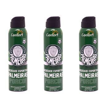Kit com 3 Desodorantes Palmeiras Antitranspirante 48 Horas 150 Ml - Confort é boa?