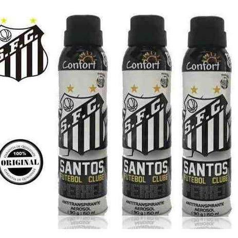 Kit com 3 Desodorantes Santos Antitranspirante 48 Horas 150 Ml - Confort Menor preço em Kit com 3 Desodorantes Santos Antitranspirante 48 Horas 150 Ml - Confort
