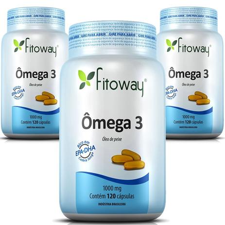 Kit com 3 frascos de omega 2 fitoway com 120 capsulas cada é boa?
