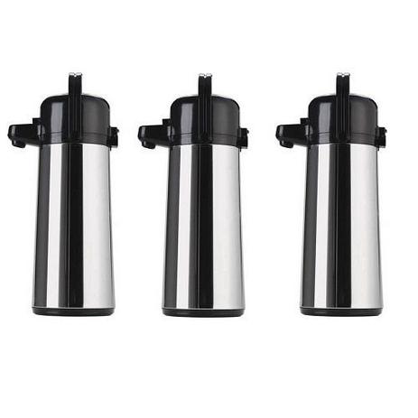 Kit com 3 Garrafas Termicas AIR POT INOX 1,8 L Invicta Menor preço em Kit com 3 Garrafas Termicas AIR POT INOX 1,8 L Invicta