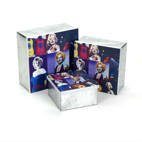 Kit Com 3 Latas Marylin Monroe AZ Design é ruim? Kit Com 3 Latas Marylin Monroe AZ Design é boa?