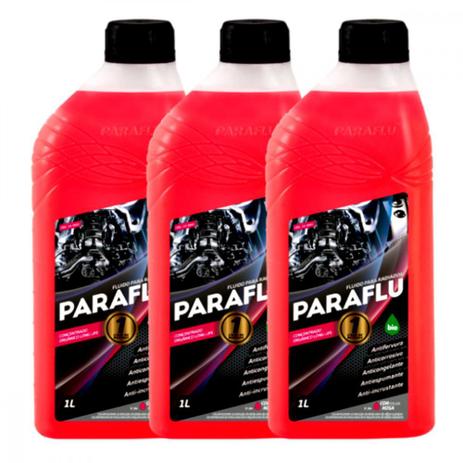 Kit Com 3 Litros de Aditivo para Radiador Rosa Concentrado Paraflu Menor preço em Kit Com 3 Litros de Aditivo para Radiador Rosa Concentrado Paraflu