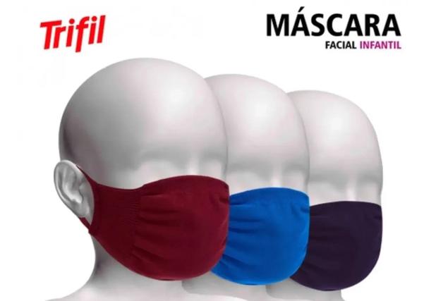 Kit com 3 mascaras trifil infantil kids Menor preço em Kit com 3 mascaras trifil infantil kids