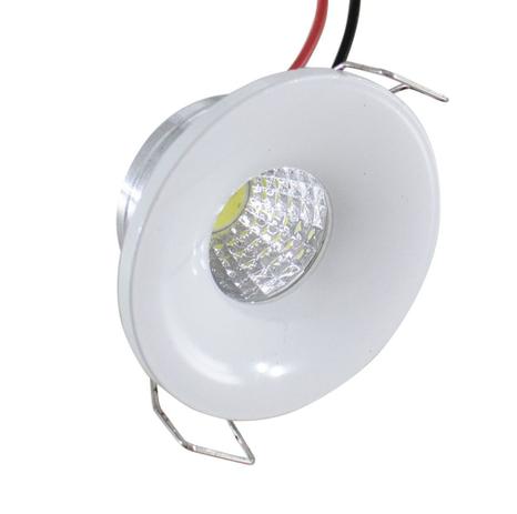 kit com 3 mini spot led 3w embutir rente redondo branco frio 6000K st487 - Starlumen Menor preço em kit com 3 mini spot led 3w embutir rente redondo branco frio 6000K st487 - Starlumen