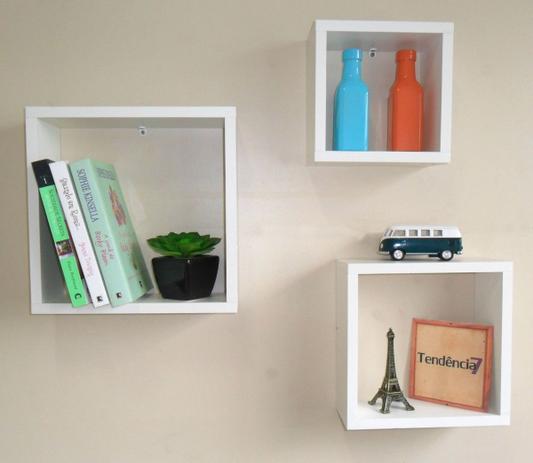 Kit com 3 Nichos Para Sala Escritório - Magazine rm é boa?