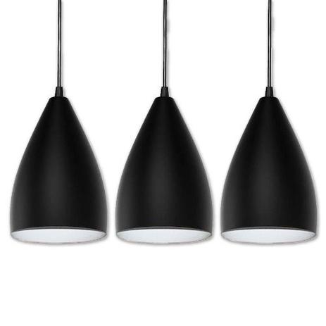 Kit Com 3 Pendentes Bala/Vegas Preto com Branco - Decore fácil shop Menor preço em Kit Com 3 Pendentes Bala/Vegas Preto com Branco - Decore fácil shop