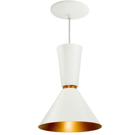 Kit com 3 Pendentes Lustre Rio Branco em Alumínio 31cm p/ Balcão e Mesa St836 - Starlumen Menor preço em Kit com 3 Pendentes Lustre Rio Branco em Alumínio 31cm p/ Balcão e Mesa St836 - Starlumen