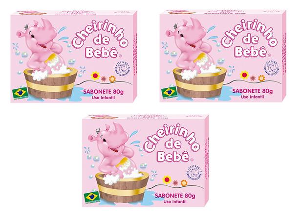 Kit Com 3 Sabonete Infantil 80g Cheirinho De Bebe Cheirinho De Bebe Sabonete Infantil Magazine Luiza