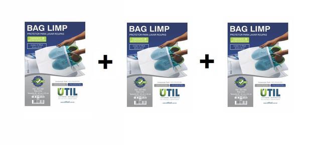 Kit com 3 sacos para lavar roupas bag limp tamanho g - Util utilidas domesticas Menor preço em Kit com 3 sacos para lavar roupas bag limp tamanho g - Util utilidas domesticas