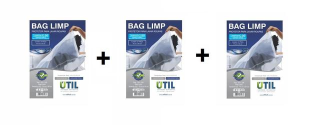 Kit com 3 sacos para lavar roupas bag limp tamanho gg - Util utilidas domesticas Menor preço em Kit com 3 sacos para lavar roupas bag limp tamanho gg - Util utilidas domesticas
