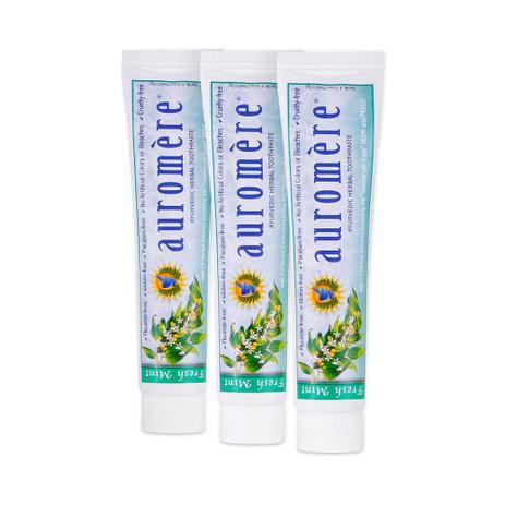 Kit com 3 Unidades da Pasta Dental Natural Ayurvédica Neem Orgânico e Peelu - Auromère - Auromere é ruim? Kit com 3 Unidades da Pasta Dental Natural Ayurvédica Neem Orgânico e Peelu - Auromère - Auromere é boa?