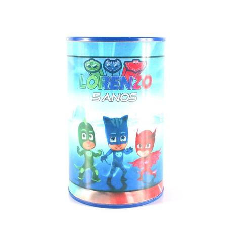 Kit com 35 Cofre Personalizado PJ Masks - Aluá festas é ruim? Kit com 35 Cofre Personalizado PJ Masks - Aluá festas é boa?