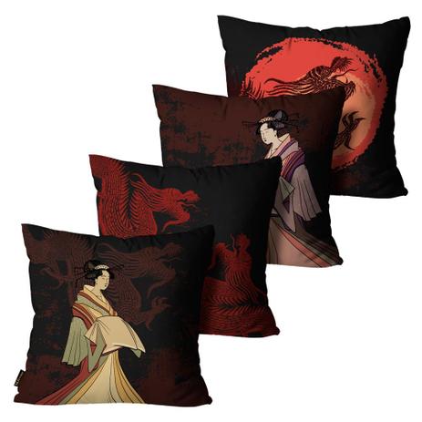 Kit com 4 Almofadas Premium Cetim Mdecore Oriental Preta é ruim? Kit com 4 Almofadas Premium Cetim Mdecore Oriental Preta é boa?