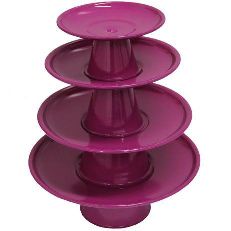 Kit com 4 Bandejas em Alumínio Pink para Doces e Balas - G.r. é ruim? Kit com 4 Bandejas em Alumínio Pink para Doces e Balas - G.r. é boa?