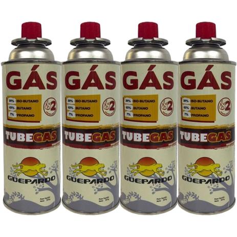 Kit com 4 Cartuchos de Gás com Valvula de Segurança - Guepardo Tube Gas AE1000 Menor preço em Kit com 4 Cartuchos de Gás com Valvula de Segurança - Guepardo Tube Gas AE1000