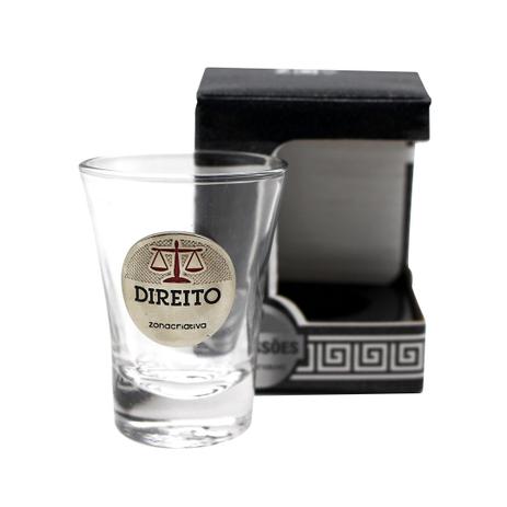 Kit Com 4 Copo Shot 60 ml Profissão Direito 10140650 - Zona criativa Menor preço em Kit Com 4 Copo Shot 60 ml Profissão Direito 10140650 - Zona criativa