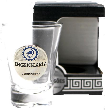 Kit Com 4 Copo Shot 60ml Engenharia 10140649 Zona Criativa Menor preço em Kit Com 4 Copo Shot 60ml Engenharia 10140649 Zona Criativa
