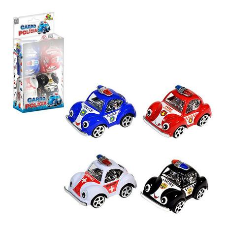Kit com 4 Mini Carros - Art brink Menor preço em Kit com 4 Mini Carros - Art brink