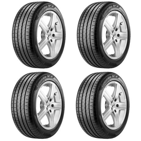 Kit com 4 Pneus Pirelli 225/45 R17 CINT P7 94W Menor preço em Kit com 4 Pneus Pirelli 225/45 R17 CINT P7 94W