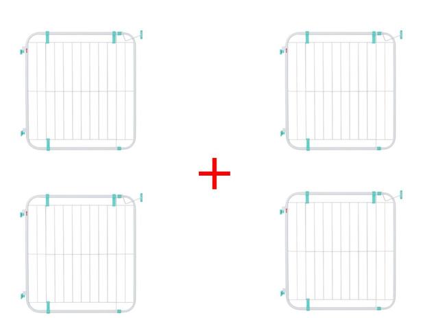 Kit Com 4 Portão Grade Expansivo Proteção Criança Bebe Cão - Pet Útil Menor preço em Kit Com 4 Portão Grade Expansivo Proteção Criança Bebe Cão - Pet Útil