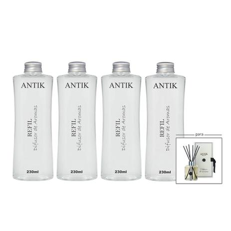 Kit com 4 Refis Difusor Aromas Apple Spice 230ml - Antik Menor preço em Kit com 4 Refis Difusor Aromas Apple Spice 230ml - Antik
