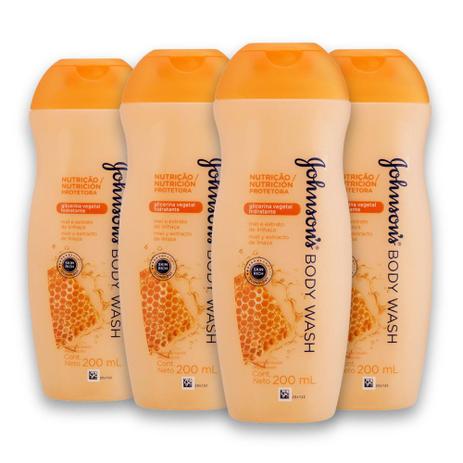 Kit com 4 Sabonetes Líquido JOHNSONS Nutrição Protetora 200ml - Johnsons é boa?