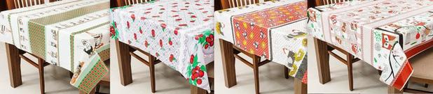 Kit com 4 Toalhas de Mesa Retangular Plástica Térmica 140x250m - Casa new Menor preço em Kit com 4 Toalhas de Mesa Retangular Plástica Térmica 140x250m - Casa new