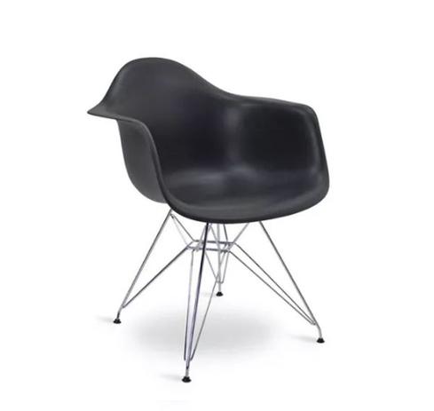 Kit com 5 Cadeiras Eames DAR Preta MK-967 - Makkon Menor preço em Kit com 5 Cadeiras Eames DAR Preta MK-967 - Makkon