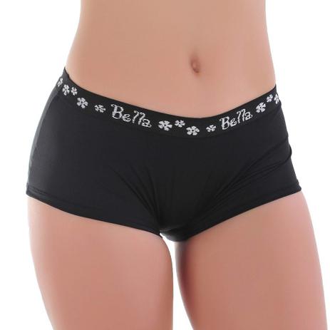 Kit com 5 Calcinhas Short Cueca Boxer Feminina Lia - Silvest Lingerie Menor preço em Kit com 5 Calcinhas Short Cueca Boxer Feminina Lia - Silvest Lingerie