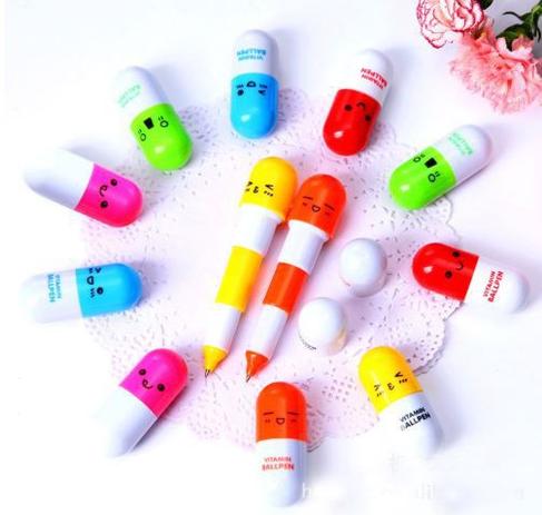 Kit com 5 Canetas em Forma de Capsula - Remédio - Qshoic é boa?