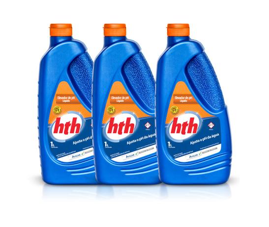 Kit Com 5 Elevador De Ph Liquido Para Piscinas - Hth 1 Litro Menor preço em Kit Com 5 Elevador De Ph Liquido Para Piscinas - Hth 1 Litro