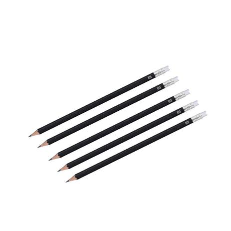 Kit com 5 Lápis Simples com Borracha Preto - Art school Menor preço em Kit com 5 Lápis Simples com Borracha Preto - Art school