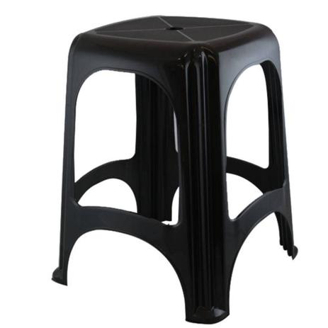 Kit com 6 Banqueta Plástica / Banco / Banquinho Niterói Tramontina em Termoplástico Pvc Preta Menor preço em Kit com 6 Banqueta Plástica / Banco / Banquinho Niterói Tramontina em Termoplástico Pvc Preta