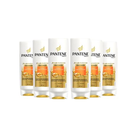 Kit com 6 Condicionadores Pantene Força e Reconstrução Menor preço em Kit com 6 Condicionadores Pantene Força e Reconstrução