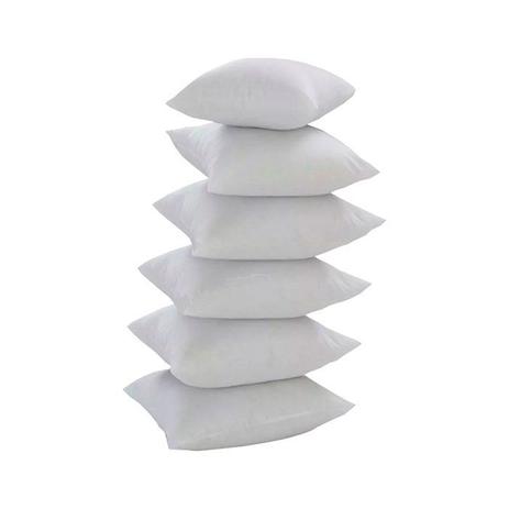 Kit Com 6 Refis De Almofada 50x50 Silicone Para Capas 45cm - Rt Menor preço em Kit Com 6 Refis De Almofada 50x50 Silicone Para Capas 45cm - Rt