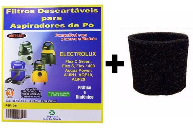 Kit Com 6 Sacos Descartáveis Aspirador Pó Electrolux A10 Smart Mod. A10n1 + Filtro Motor - Oriplast Menor preço em Kit Com 6 Sacos Descartáveis Aspirador Pó Electrolux A10 Smart Mod. A10n1 + Filtro Motor - Oriplast
