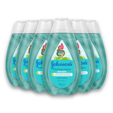 Kit com 6 Shampoos JOHNSONS Baby Hidratação Intensa 200 ml - Johnsons Menor preço em Kit com 6 Shampoos JOHNSONS Baby Hidratação Intensa 200 ml - Johnsons