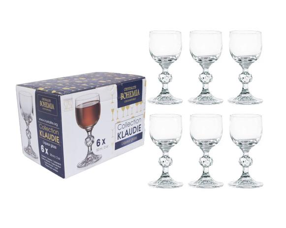 Kit Com 6 Taças de Licor Glassl 50ML Bohemia Menor preço em Kit Com 6 Taças de Licor Glassl 50ML Bohemia
