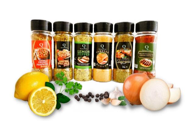 Menor preço em Kit com 6 temperos gourmet qualymentos