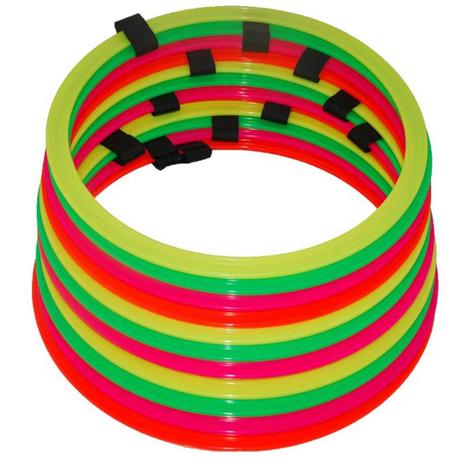 Kit com 8 Argolas de Agilidade Ax Esportes Menor preço em Kit com 8 Argolas de Agilidade Ax Esportes