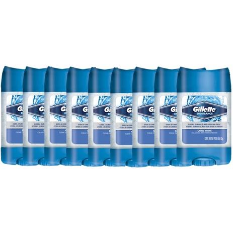 Kit com 9 Desodorantes Clear Gel Cool Wave 82g - Gillette Menor preço em Kit com 9 Desodorantes Clear Gel Cool Wave 82g - Gillette