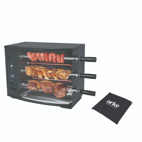 Kit Com Assador Elétrico Vitta Smart 03 220v E Capa Churrasqueira - Arke Menor preço em Kit Com Assador Elétrico Vitta Smart 03 220v E Capa Churrasqueira - Arke