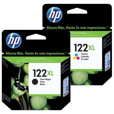Kit com Cartuchos HP 122XL Preto (CH563HB) + Cartucho HP 122XL Colorido (CH564HB) Menor preço em Kit com Cartuchos HP 122XL Preto (CH563HB) + Cartucho HP 122XL Colorido (CH564HB)
