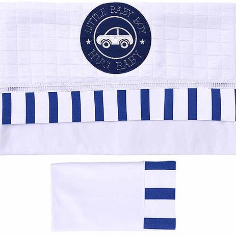 Kit com lençol para berço em malha Baby Boy - Hug Baby é boa?
