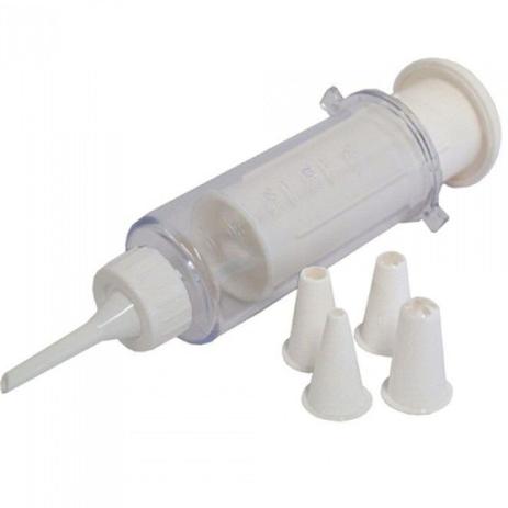 Kit Com Pistola + 5 Bicos Para Confeitar Ou Rechear Bolos - Precinho justo hu Menor preço em Kit Com Pistola + 5 Bicos Para Confeitar Ou Rechear Bolos - Precinho justo hu