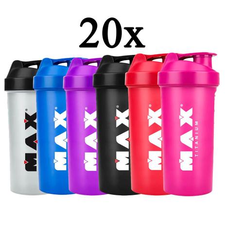 Kit Combo 20x Coqueteleiras Atacado Revenda - Max Titanium - Max tianium Menor preço em Kit Combo 20x Coqueteleiras Atacado Revenda - Max Titanium - Max tianium