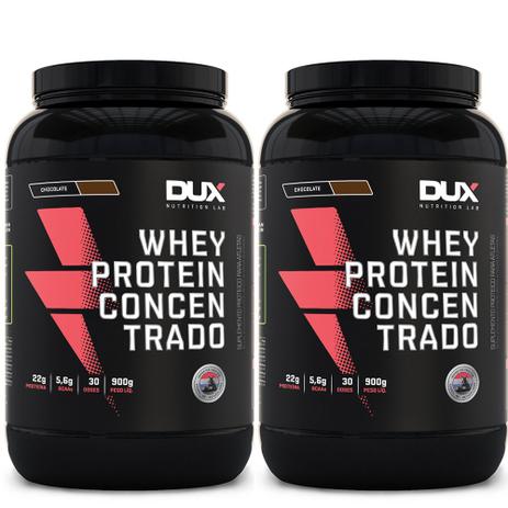 Kit Combo 2x Whey Protein Concentrado 900g - Dux - Dux nutrition Menor preço em Kit Combo 2x Whey Protein Concentrado 900g - Dux - Dux nutrition