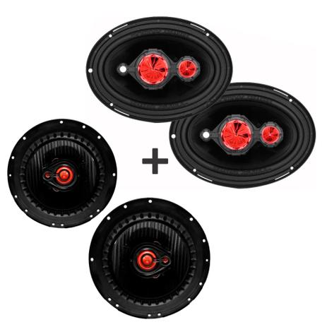 Kit Combo Bomber Bbr 6 + 6x9 Quadriaxial 240w Rms 4 Ohms é ruim? Kit Combo Bomber Bbr 6 + 6x9 Quadriaxial 240w Rms 4 Ohms é boa?