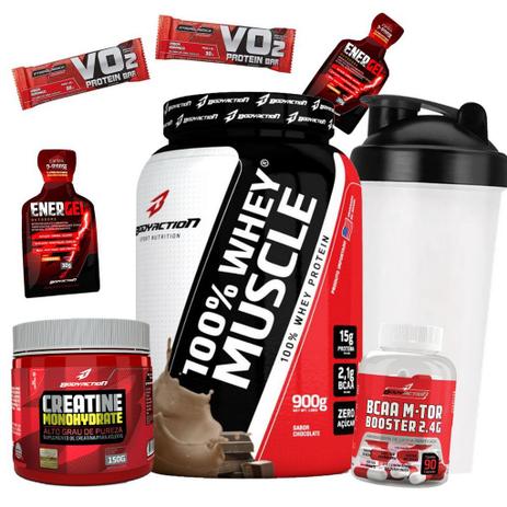 kit combo para ganhar peso massa muscular 100 Whey Muscle Creatina Bcaa Coqueteleira Barra Gel - Integral médica Menor preço em kit combo para ganhar peso massa muscular 100 Whey Muscle Creatina Bcaa Coqueteleira Barra Gel - Integral médica