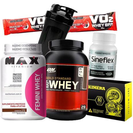 Kit Combo Suplementos Casal Homem e Mulher Emagrecimento Massa Magra e Definição - Optimum nutrition Menor preço em Kit Combo Suplementos Casal Homem e Mulher Emagrecimento Massa Magra e Definição - Optimum nutrition
